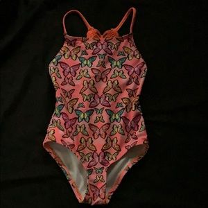 neon butterfly one piece
